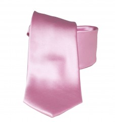                                                                      NM szatén nyakkendő - Rózsaszín Egyszínű nyakkendő